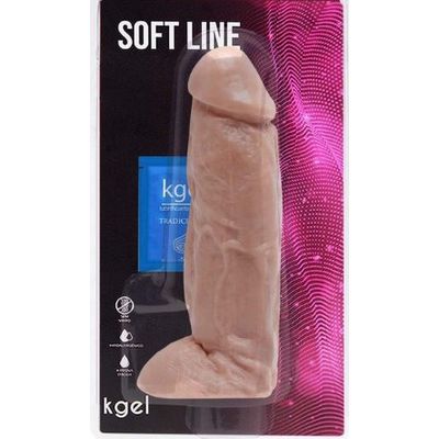 PENIS DE BORRACHA MACICO 18,5 X 4,5CM KGEL - Q Charme