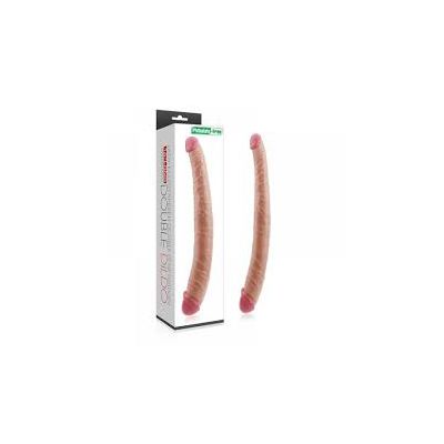 PENIS DUPLO 36CM COM VEIAS SALIENTES DOUBLE DILDO ... - Q Charme