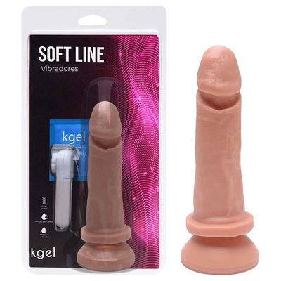 Pênis Vibrador Controle Externo 17x4CM KGEL - Q Charme
