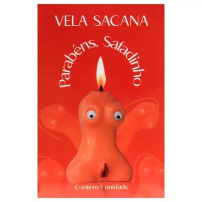 VELA SACANA PARABENS SAFADINHO VAGINA KGEL - Q Charme