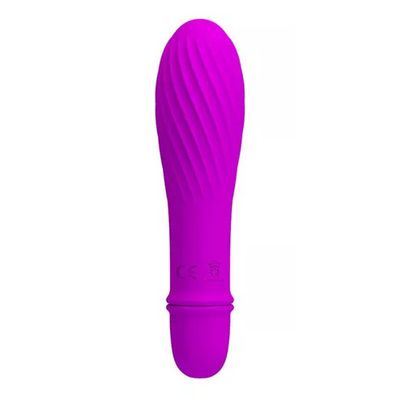 MINI VIBRADOR ESTIMULADOR ESPIRAL - MPL1055 ROXO - Q Charme