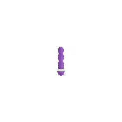 Vibrador Ponto G Relevo Em Ondas Aveludado Roxo - Q Charme