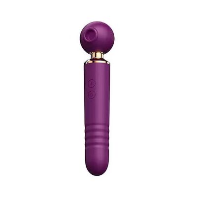 VIBRADOR VARINHA COM VAI E VEM E PULSADOR - Q Charme