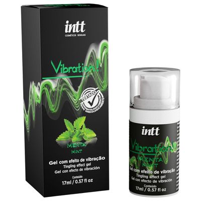 VIBRATION GEL EXCITANTE BEIJÁVEL INTT MENTA - Q Charme