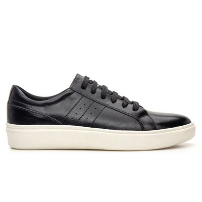 Sapatênis Casual Masculino com Cadarço Preto - Topfran Sapatos Sociais