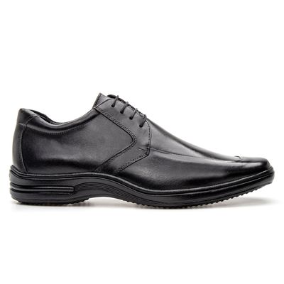 Sapato Masculino Conforto Antistress Anatômico Preto - Topfran Sapatos Sociais