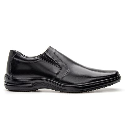 Sapato Masculino Conforto Anatômico Calce Fácil Preto - Topfran Sapatos Sociais