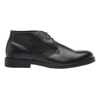 Bota Casual Masculina Couro Preto Cano Baixo - Torani Calçados