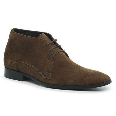 Bota Masculina Cano Curto Derby com Cadarço Couro ... - Torani Calçados