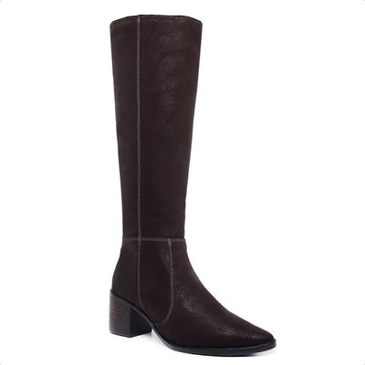 Bota Feminina Marrom Cano Alto - Torani Calçados