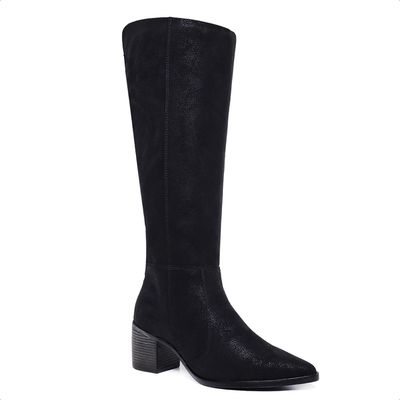 Bota Feminina Preta Cano Alto - Torani Calçados
