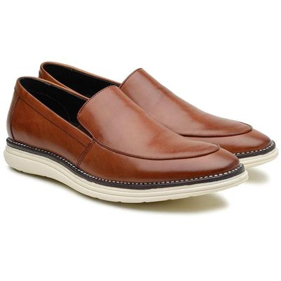 Sapato Mocassim Casual Masculino Loafer Couro Cara... - Torani Calçados