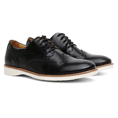 Sapato Masculino Derby Scotland Black - TURUNA BOOTS