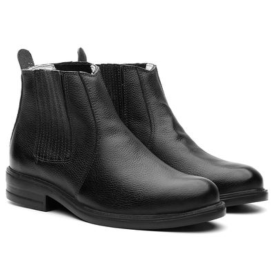 Botina Tradicional Floater Preto Confort - Forrada... - TURUNA BOOTS