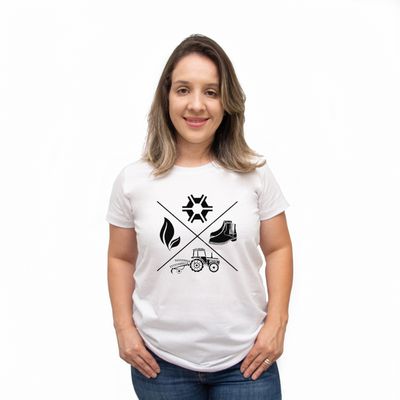 Camiseta Petzl Cor Cinza Escuro - Spelaion - Camiseta Feminina