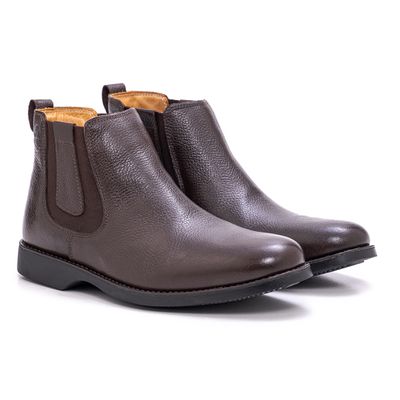 Botina Chelsea Confort Marron - TURUNA BOOTS