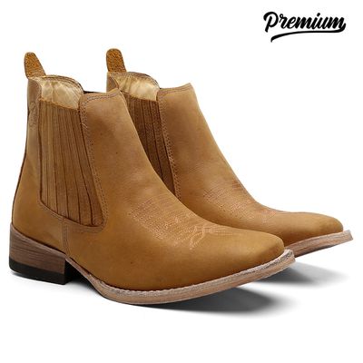 BOTA TEXANA TURUNA CRAZY HORSE MOSTARDA - TURUNA BOOTS