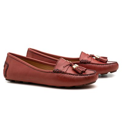 Mocassim Driver Feminino Bordeaux VW204