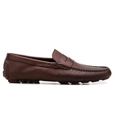 Mocassim Driver Masculino Burgundy - Veromoc