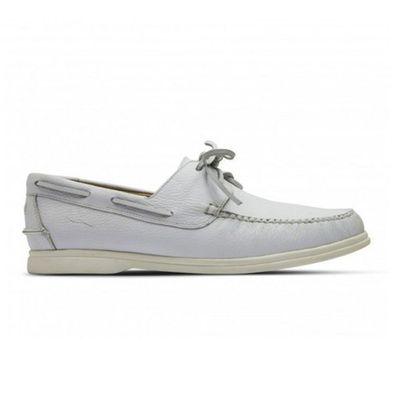 Mocassim Sider Masculino Branco - Veromoc