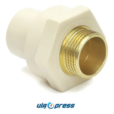 CONECTOR 22mm 3/4 CPVC ÁGUA QUENTE - Via Sol Energia Solar