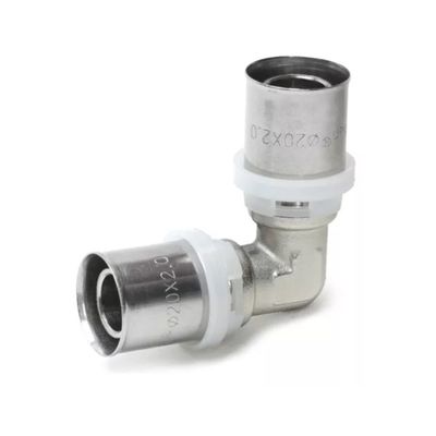 COTOVELO 20X20 MM TUBO PEX MULTICAMADAS PRENSAR JO... - Via Sol Energia Solar