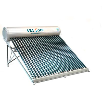 ACOPLADO A VÁCUO 24 TUBOS AÇO 304 - Via Sol Energia Solar