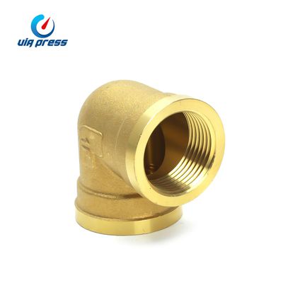 COTOVELO 90° LATÃO 1” – 25,4mm ViaPress - Via Sol Energia Solar