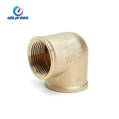 COTOVELO 90° LATÃO 3/4” – 22mm ViaPress - Via Sol Energia Solar