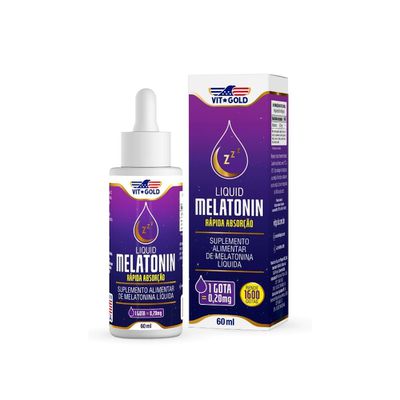  Melatonina em gotas Vitgold 60 ml