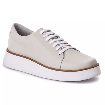 7701 Comfort AllBlack Alaska Off White - 7701 Off - B2C Shoes