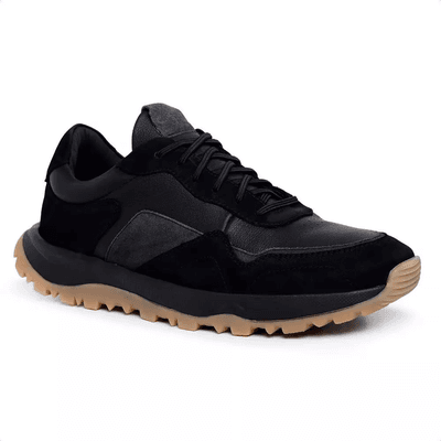 3340 FLY PRETO CAMURÇA PRETO SELARIA PRETO BROOKLI... - B2C Shoes