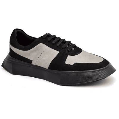 2830 SELARIA CINZA NOBUCK PRETO HOLLYWOOD PRETO - ... - B2C Shoes