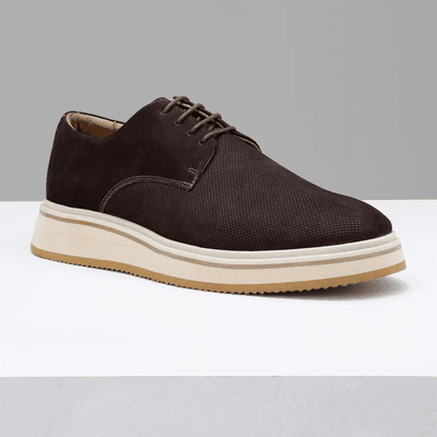 29500 NOBUCK CAFÉ AGULHA CAFÉ MELBOURNE CREME HAMB... - B2C Shoes
