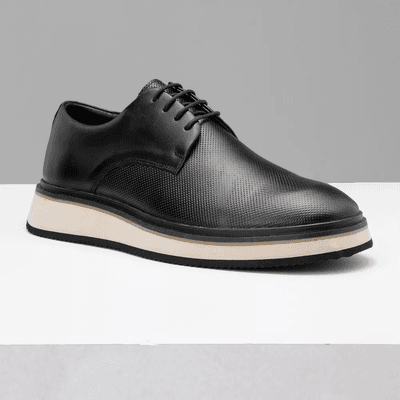 29500 COMFORT PRETO AGULHA PRETO MELBOURNE CREME H... - B2C Shoes