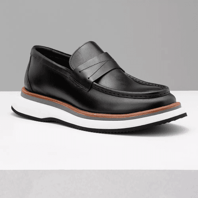 29600 COMFORT PRETO TORONTO BRANCO PRETO CINZA VIR... - B2C Shoes