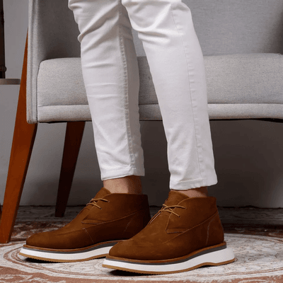 29602 NOBUCK COIOTE TORONTO BRANCO HAMBER CINZA VI... - B2C Shoes