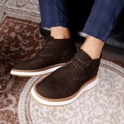 29602 NOBUCK CAFE TORONTO BRANCO HAMBER CINZA VIRA... - B2C Shoes