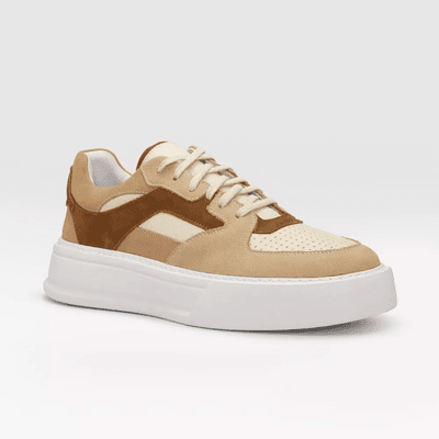 28501 FLOATER OFF WHITE SELARIA TAUPE NOBUCK MARFI... - B2C Shoes