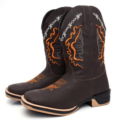 Bota Masculina Country Bordada... - ZAFO