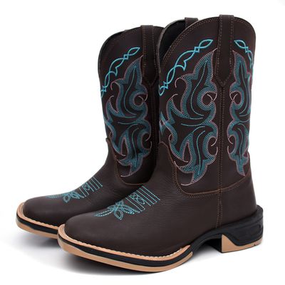Bota Masculina Country Bordada... - ZAFO