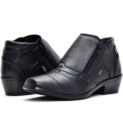 Bota Masculina Cano Médio Cour... - ZAFO