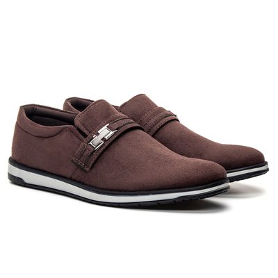 Sapato Masculino Camurça Suave... - ZAFO