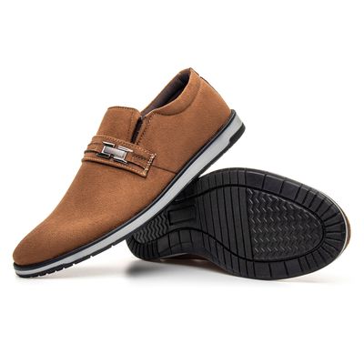 Sapato Masculino Camurça Suave... - ZAFO