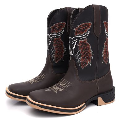 Bota Masculina Country Bordada... - ZAFO