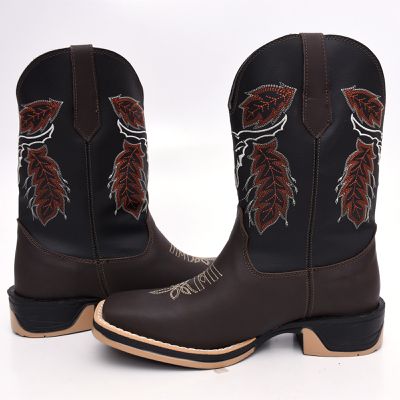 Bota Masculina Country Bordada... - ZAFO