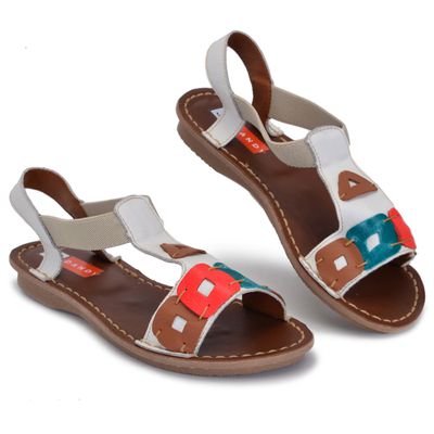 Sandalia Feminino Couro Jade F... - ZAFO