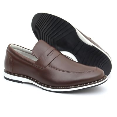 Sapato Masculino Andora Confort Café - 1938 Café - ZAFO