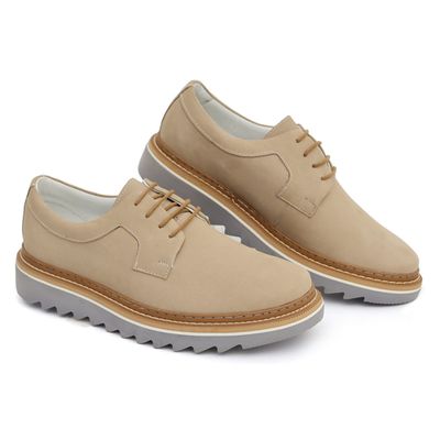 Sapato Masculino Atacador Dubay Confort Areia - 1943 Areia - ZAFO