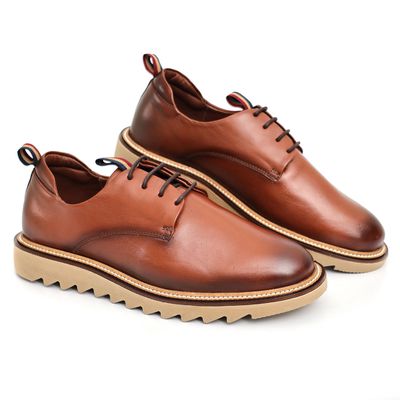 Sapato Masculino Mouro Los Angeles Confort - 1929 Hamber Café (0100) - ZAFO